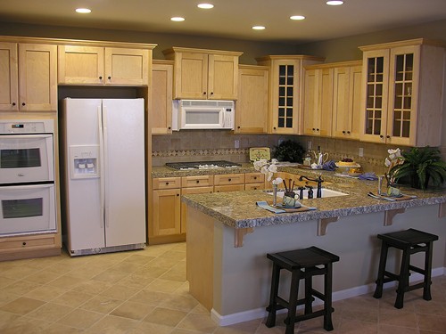 kitchen picture having only general lighting