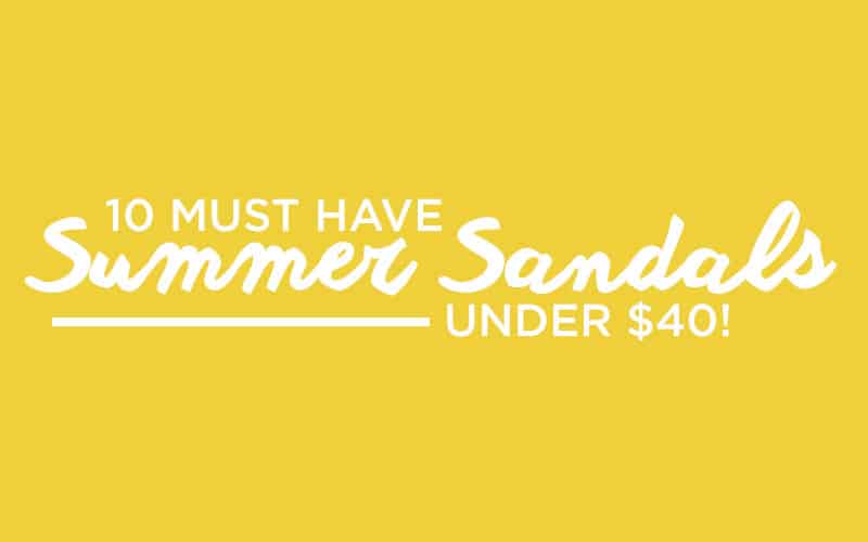 Summer Sandals header image