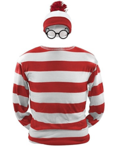 Where's Waldo, Waldo, Halloween, costume, last minute costume