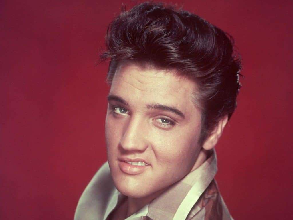 elvis presley pompadour