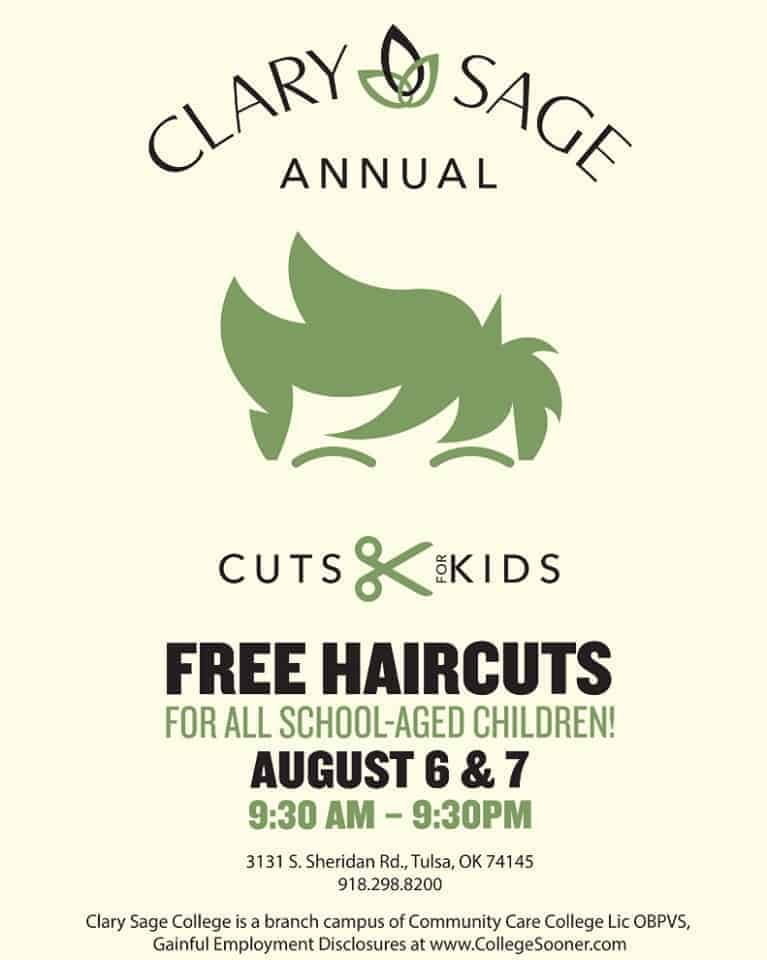 Clary Sage College Cuts For Kids Logo