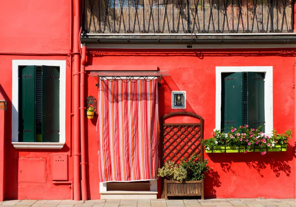 Red House in Venice, Italy