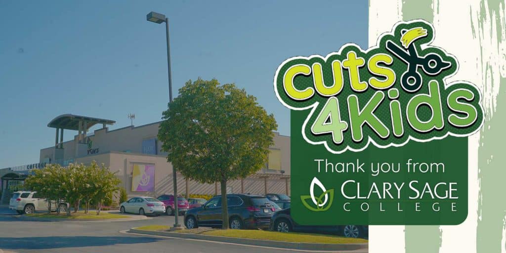 Cuts for Kids Graphic with Campus Photo